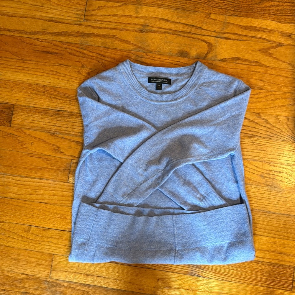 Banana Republic Blue Merino blend sweater